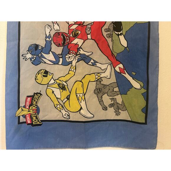 Vintage 1994 Mighty Morphin Power Rangers Pillow Case - Picture 7 of 10